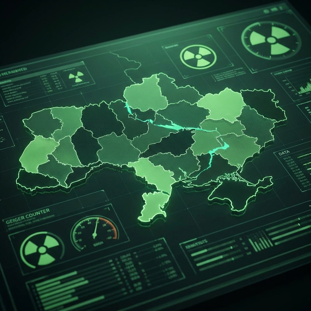 Карта радіаційного фону України