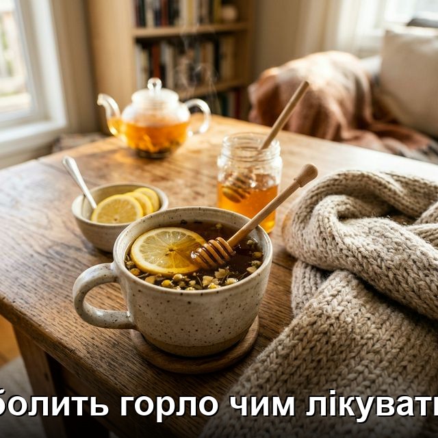 болить горло чим лікувати