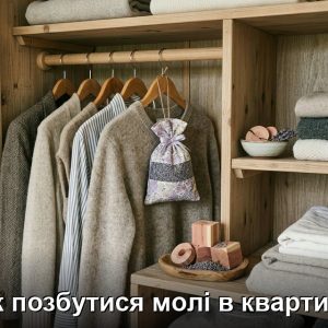 як позбутися молі в квартирі