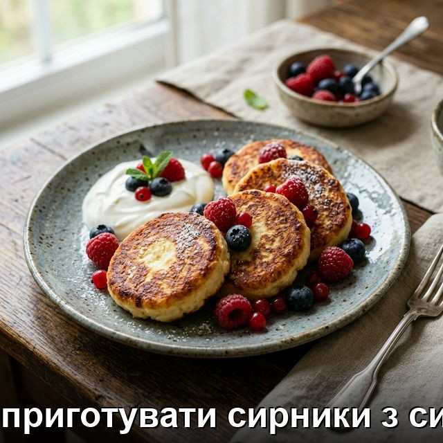 як приготувати сирники з сиру