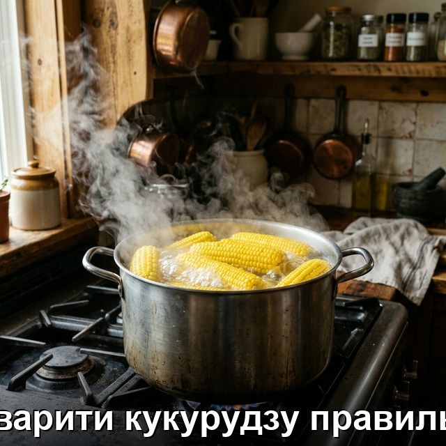 як варити кукурудзу правильно
