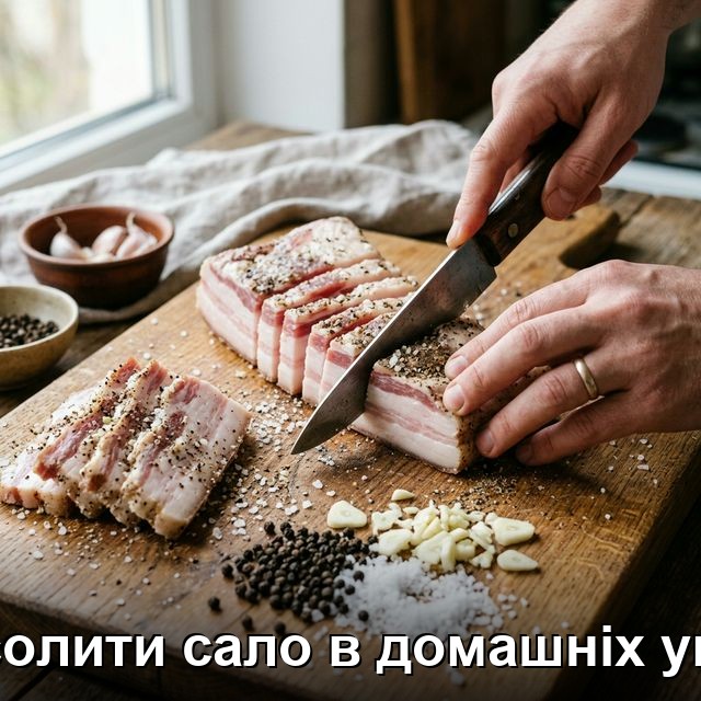 як засолити сало в домашніх умовах