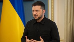 Володимир Зеленський під час засідання Коаліції охочих у Парижі