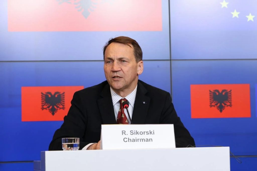 Прем'єр Польщі Дональд Туск під час публічного виступу