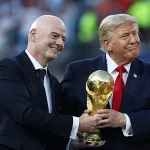 Президент ФІФА Джанні Інфантіно та президент США Дональд Трамп