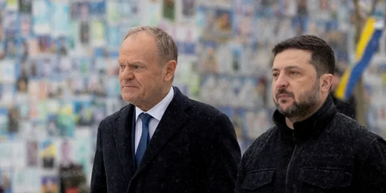 Літак президента України у Польщі (скриншот трансляції TVP)