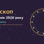 Зодіакальний круг на тлі ранкового неба, символ суботнього гороскопу на 22 серпня 2026 року