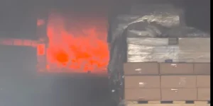 Пожежа на складі видавництва Ранок у Харкові