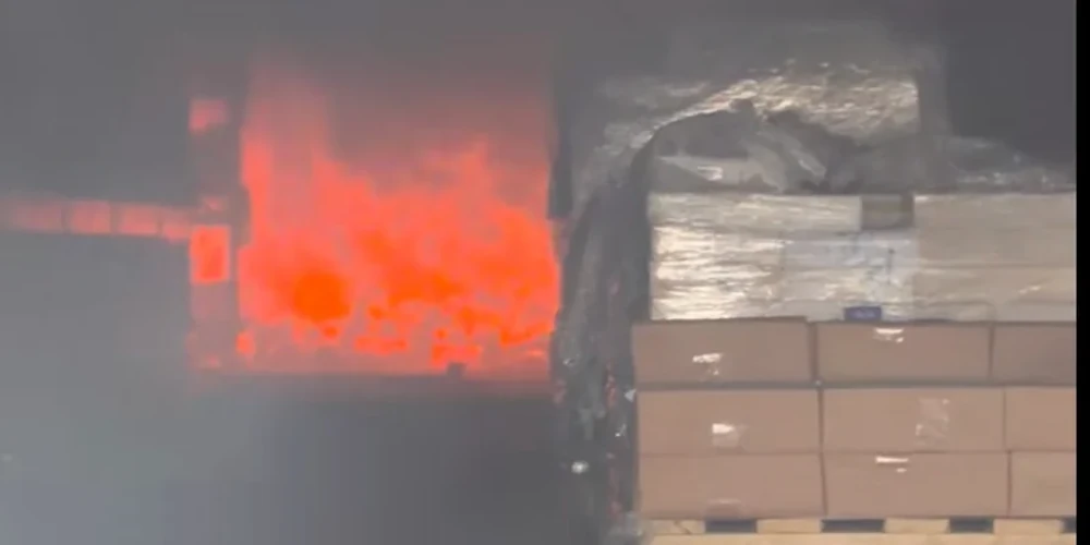 Пожежа на складі видавництва Ранок у Харкові