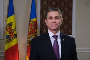 Анатолій Носатий під час пресконференції після засідання уряду Молдови (фото Радіо Свобода)