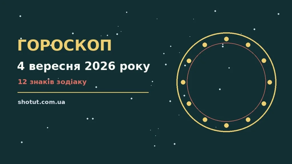 Зоряне небо у п'ятничний вечір, символ астропрогнозу на 4 вересня 2026 року