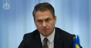 Генеральний прокурор Руслан Кравченко під час відеозвернення