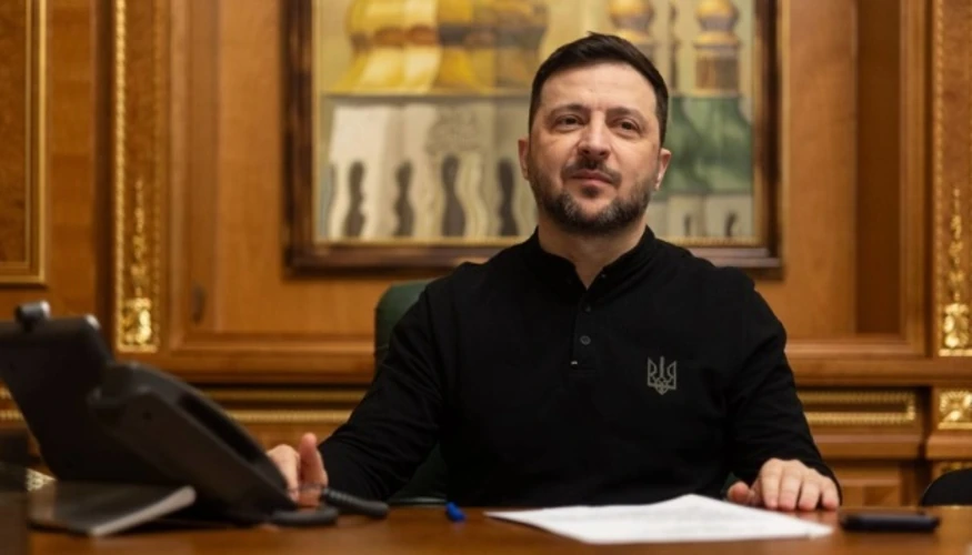 Володимир Зеленський і Ліндсі Грем під час зустрічі в Україні