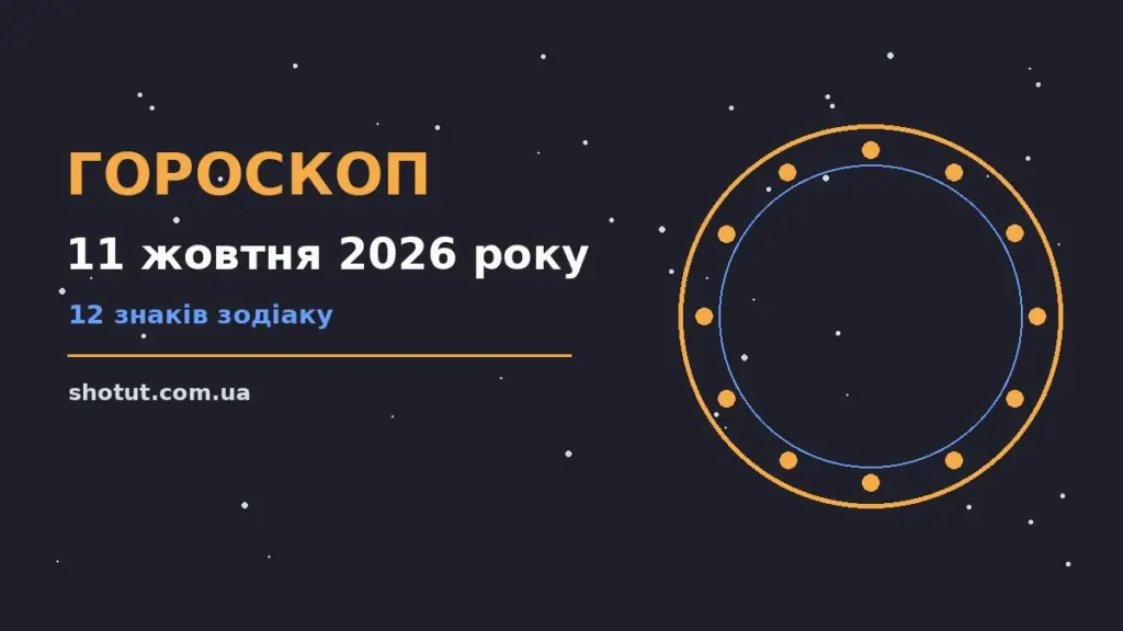 Астрологічний гороскоп на 11 жовтня 2026 року: знаки Зодіаку, кар'єра, фінанси й стосунки