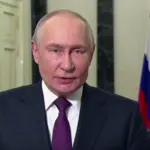 Володимир Путін під час виступу на з'їзді «Деловая Росія»