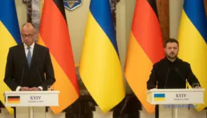 Пошкоджений Північний міст у Києві після російського удару 4 жовтня 2026 року