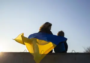 Інфографіка з відсотками відповідей на запитання про тривалість терпіння війни